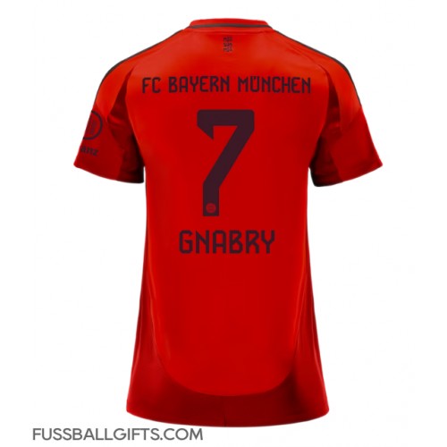 Bayern Munich Serge Gnabry #7 Fußballbekleidung Heimtrikot Damen 2024-25 Kurzarm